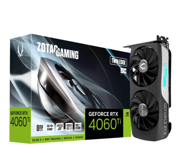 Zotac GeForce RTX 4060 Ti Twin Edge OC 8GB GDDR6 - 1223489 - zdjęcie